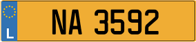 Truck License Plate